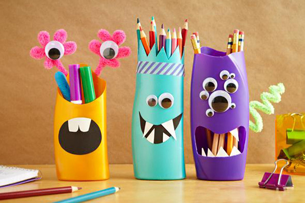 10 szuper ceruzatartó házilag - készítsétek el a gyermekeddel!