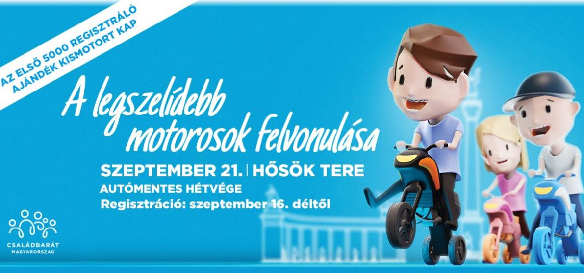 Játékmotoros felvonulás lesz Budapesten gyerekeknek - Regisztrálj most, és kapsz egy kismotort ajándékba!