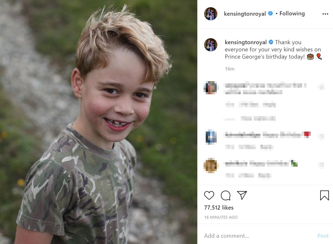 Fotók: 7 éves lett György herceg! - Katalin és Vilmos legnagyobb gyermeke egyre jobban hasonlít az apukájára