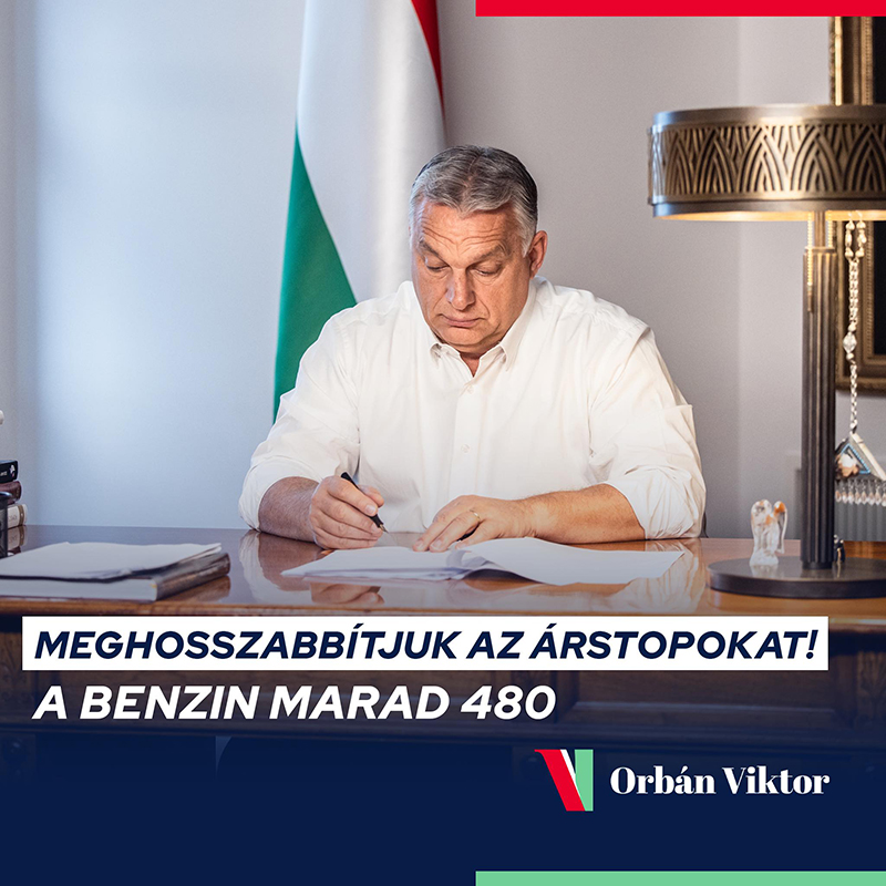 Orbán Viktor: Döntött a kormány, meghosszabbítjuk az árstopot! - Így változnak a határidők