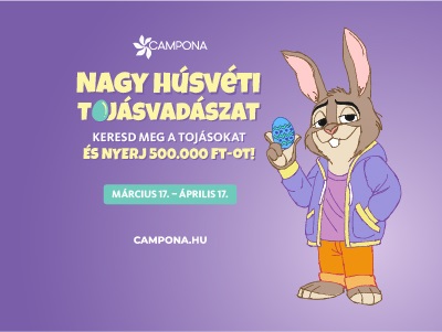 Nagy Húsvéti Tojásvadászat a Camponában: nyeremények és izgalmas programok az egész családnak