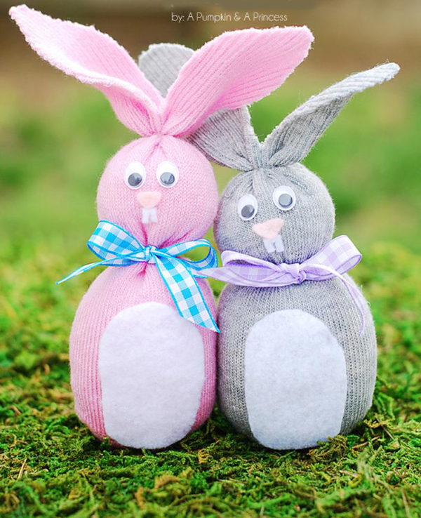 A legcukibb húsvéti dekoráció: készíts zokniból húsvéti nyuszit! - Plusz egy kakasos ötlet a hímes tojásokhoz