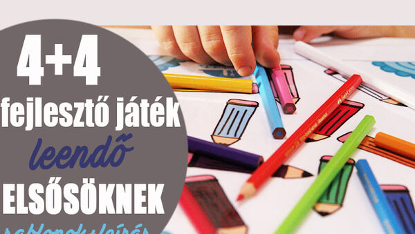 Most lesz elsős a gyerek? 8 játékos ötlet, ami segíti az iskolára hangolódást - Nyomtatható sablonnal, leírással