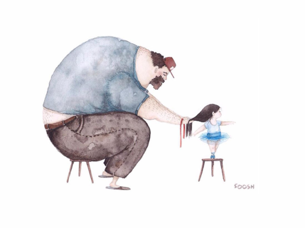 Így szeretik az apukák a kislányukat! 10 szívmelengető rajz, ami tökéletesen megmutatja, milyen a jó apa-lánya kapcsolat 