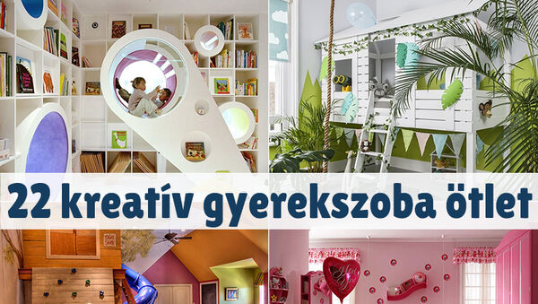 Kreatív gyerekszoba ötletek: Fotókon 22 álomszép gyerekszoba, ha valami különlegeset szeretnél a gyermekednek