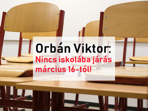 Orbán Viktor: Hétfőtől nem járnak a gyerekek iskolába, otthonról folyik a tanulás - Ezt lehet tudni a tanterven kívüli digitális munkarendről