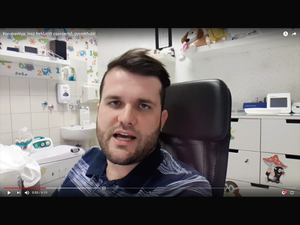 Dr. Novák Hunor: Van rá esély, hogy gyerekhalál is lesz a koronavírus miatt