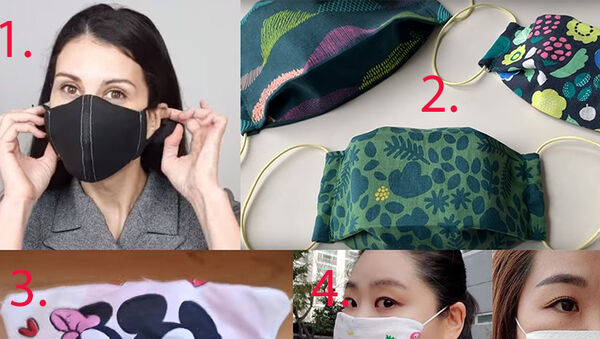 Így készíts szájmaszkot házilag: Van, amelyiket varrni sem kell! - 5 videós ötlet, lépésről lépésre elkészítéssel