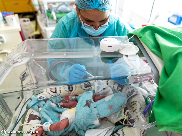 Webkamerán figyelhetik koraszülött kisbabájukat a koronavírusos szülők a Semmelweis Klinikán