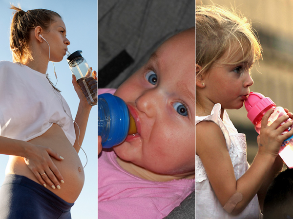 Folyadékbevitel: Mennyit és mit kell inni terhesség alatt, szoptatáskor, babáknak, gyerekeknek, felnőtteknek?