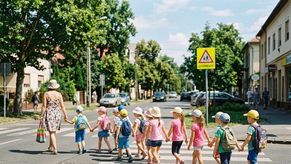 Döbbenetes! Óvodások közé hajtott egy autós, miközben a csoport épp a zebrán kelt át 