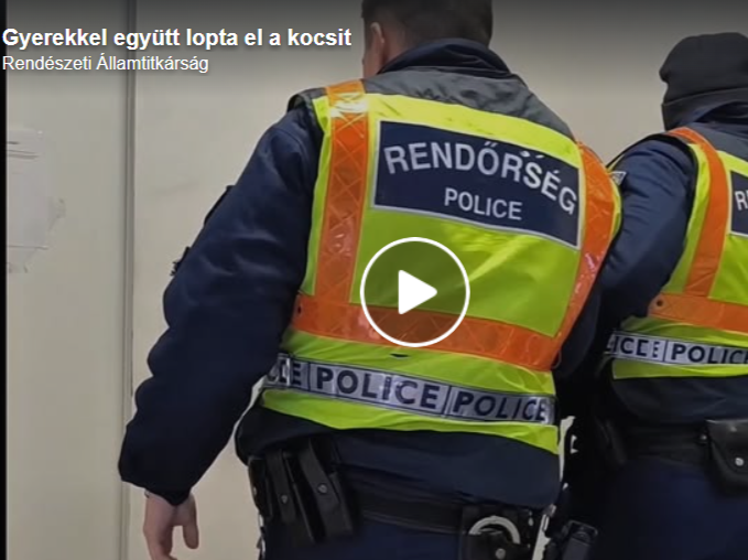 Döbbenetes! 5 éves kisgyerekkel együtt loptak el egy autót a bölcsőde elől (VIDEÓ)
