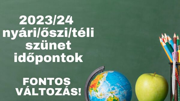 Rövidebb lesz a nyári szünet, hosszabb az őszi és téli szünet - itt vannak a pontos dátumok a 2023/24-es tanévre 